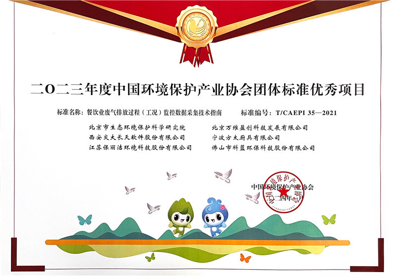 2023-获中国环境保护产业协会团体标准优秀项目